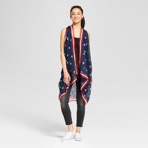 CLOSET CLOSING Americana Stars & Stripes Kimono
